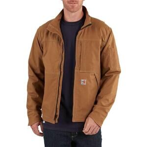 NWT Carhartt Men's Flame-Resistant Full Swing Quick Duck Jacket-Carhartt Brown-L